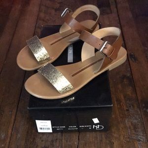 new directions Shoes - Women’s New Directions Gold Glitter Betty Sandal new directions Shoes - Women’s New Directions Gold Glitter Betty Sandal